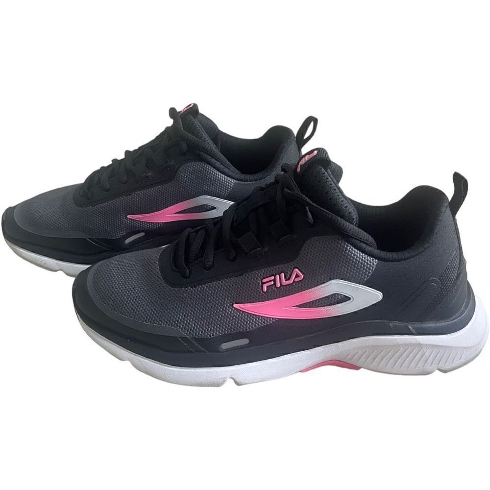 Fila Memory Trexler soft mesh running Athletic Shoe Size 8.5 Black and Pink